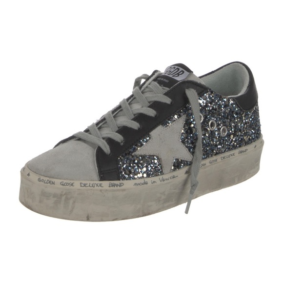 Golden Goose Shoes - Blue sparkle golden goose